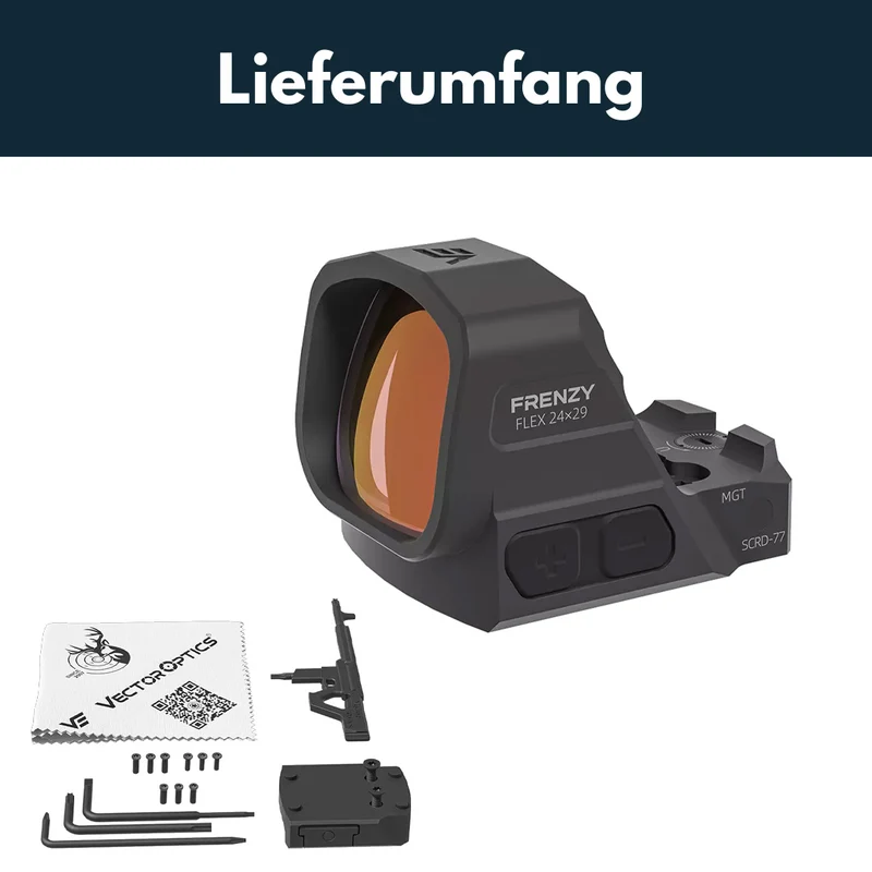 Vector Optics SCRD-77 Frenzy FLEX 24x29 MGT 6MOA Red Dot