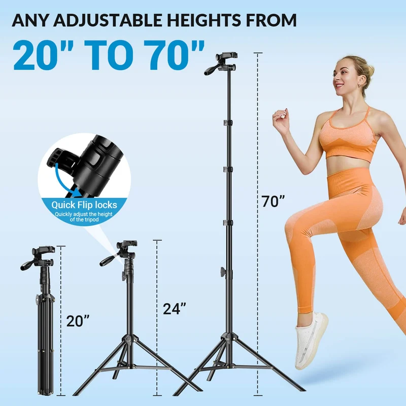 70-Zoll-Handy-Selfie-Stick mit Stativ