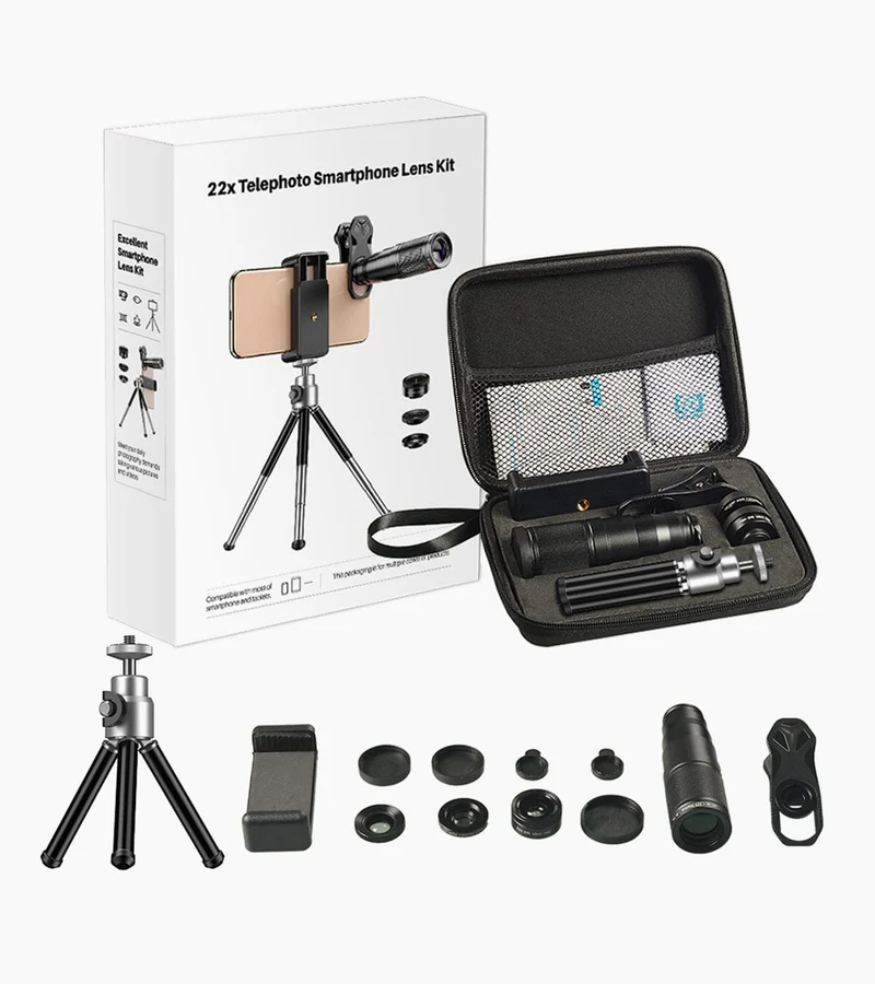 22-fach Teleobjektiv 6-in-1-Kit