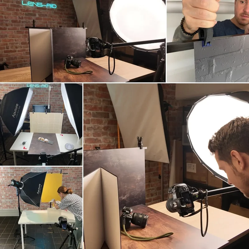 Fotohintergrund Halterung 100–186 cm für Studio & Flatlay-Fotografie