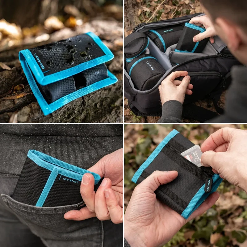 Kamera Akku-Tasche für bis zu 4 Akkus & Batterien