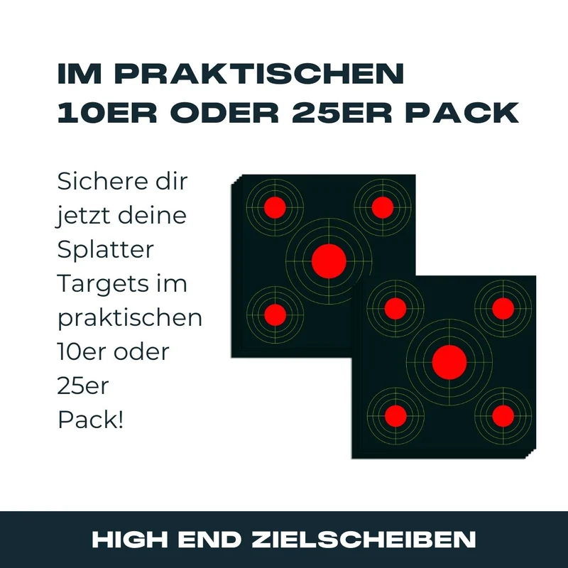 Splatter-Target 30x30cm - V3