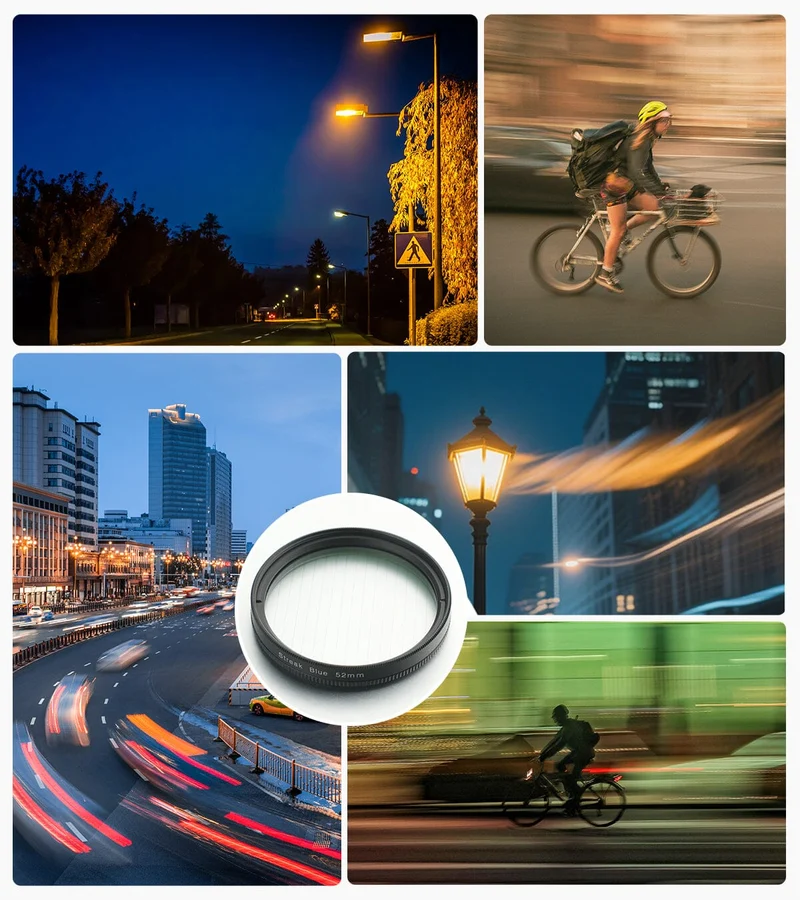 APEXEL Handyobjektiv 52 mm/67 mm Blaulichtfilter