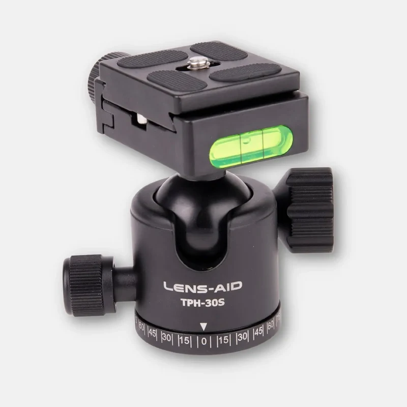 Aluminium Stativ-Kugelkopf TPH-30s mit Schnellwechselplatte