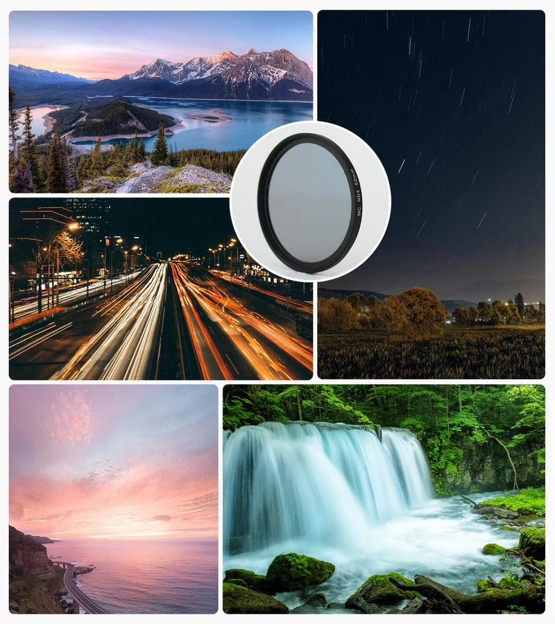 APEXEL Handyobjektiv 46 mm/52 mm/58 mm/62 mm Neutraldichtefilter