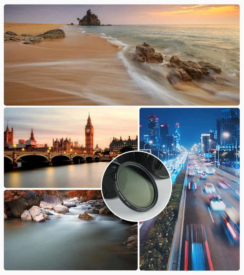 APEXEL Handyobjektiv 46 mm/52 mm/58 mm/62 mm Neutraldichtefilter