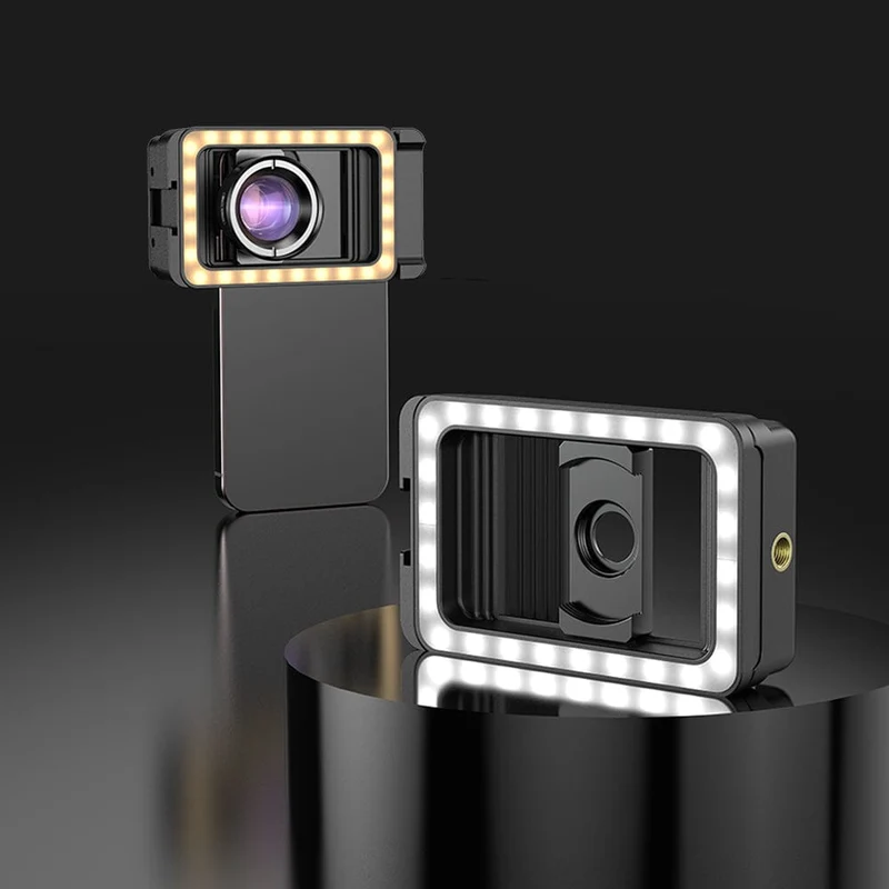 APEXEL FL23 3-in-1 Handy-Objektivclip mit patentiertem Aufhelllicht
