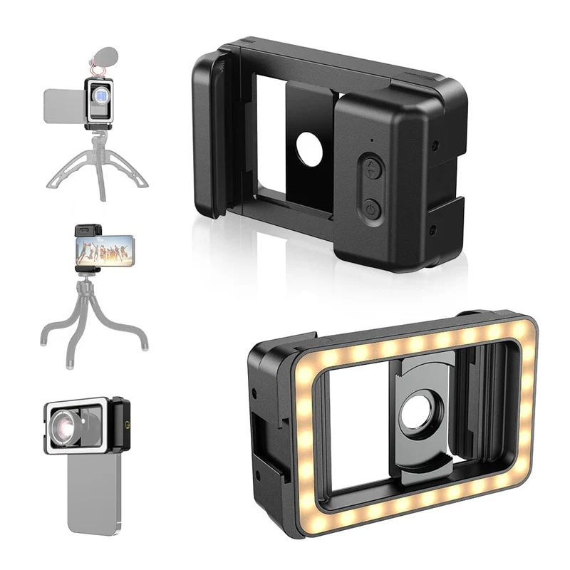 APEXEL FL23 3-in-1 Handy-Objektivclip mit patentiertem Aufhelllicht