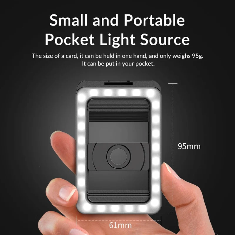 APEXEL FL23 3-in-1 Handy-Objektivclip mit patentiertem Aufhelllicht