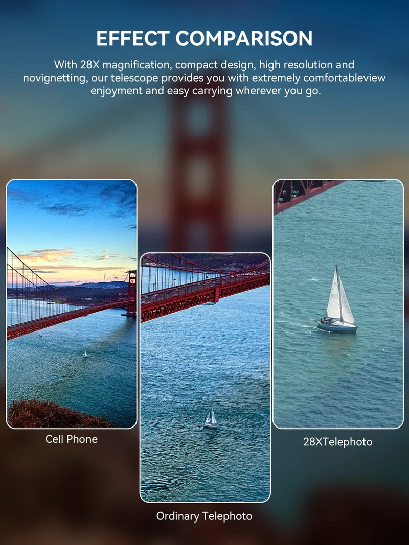 APEXEL 28x HD Teleobjektiv für Smartphones
