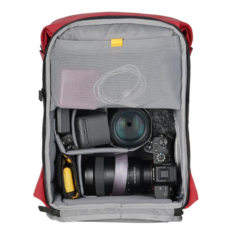 Vanguard Veo Lite B20L RD - Mochila fotográfica para cámara y objetivos