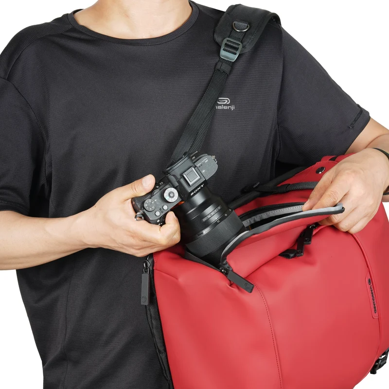 Vanguard Veo Lite B20L RD - Mochila fotográfica para cámara y objetivos