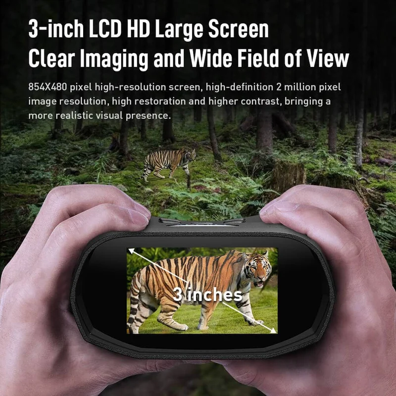 NV009 Neue digitale 4K-HD-Nachtsichtbrille im Eulen-Stil