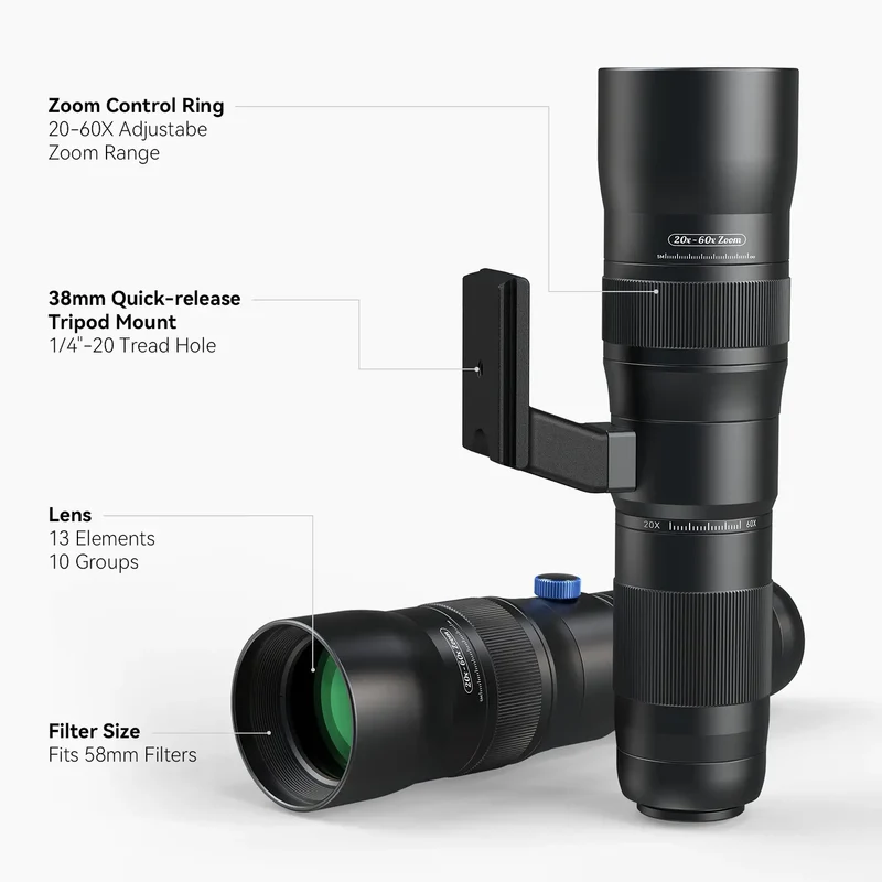 TeleCular 20-60X Zoomobjektiv