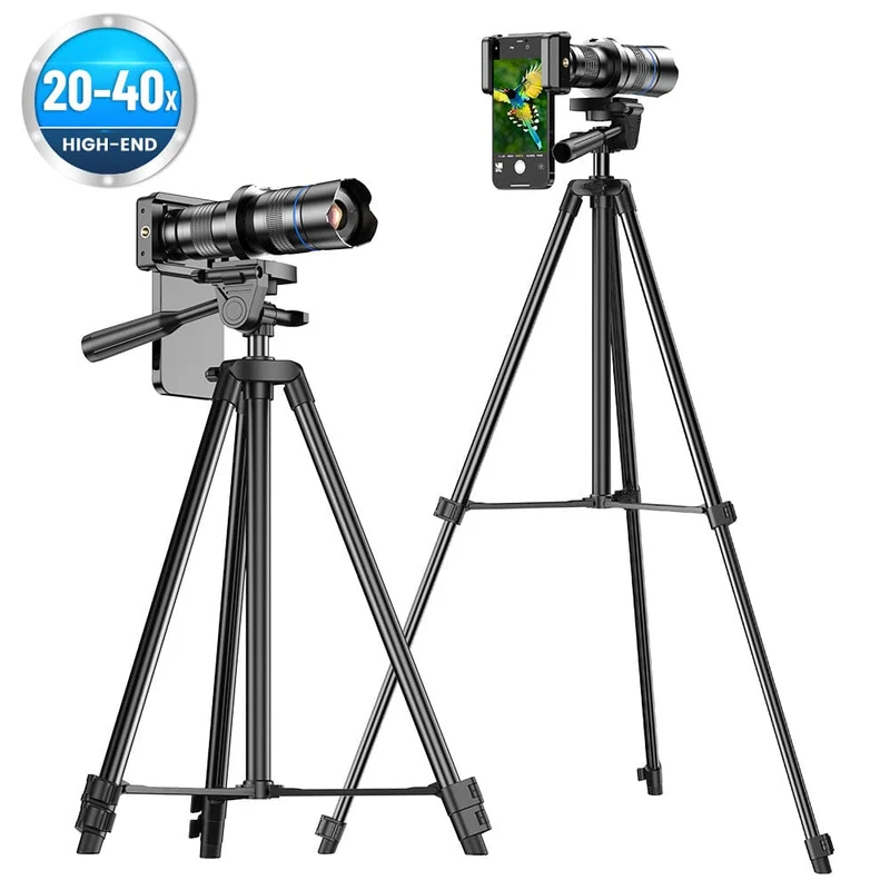 Smartphone-Teleobjektiv-Set mit verbessertem Zoom 20–40fach