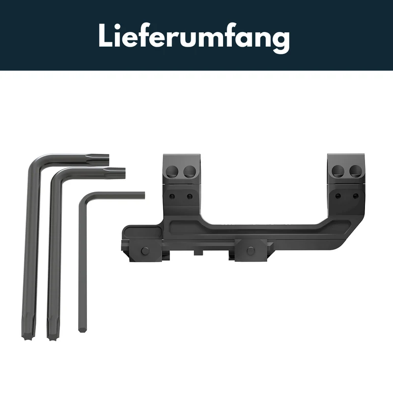 Vector Optics XASR-3037 Verstellbare Extended X-Akku Blockmontage für 30mm Tubus h=38mm