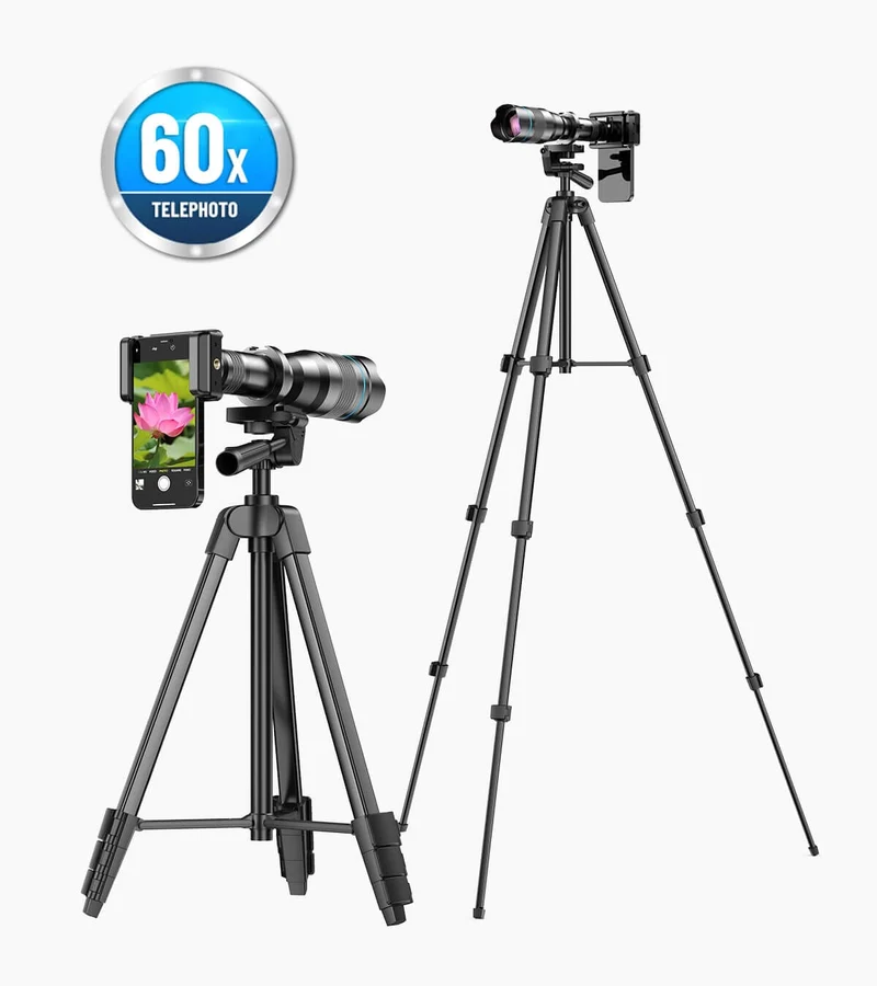 Verbessertes 60X Telefon-Teleobjektiv-Kit