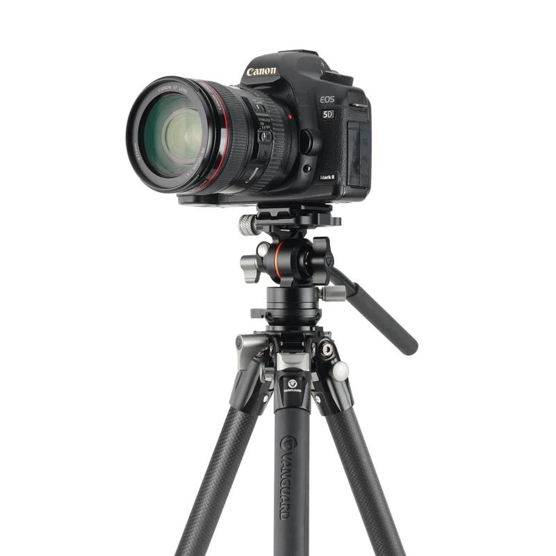 Vanguard Alta Pro 3VLT 235CV12 - Trípode de vídeo compacto de carbono, rótula Veo PV-12