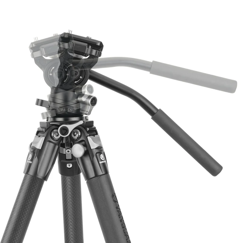 Vanguard Alta Pro 3VLT 235CV10 - Trípode de vídeo compacto de carbono, rótula Veo PV-10