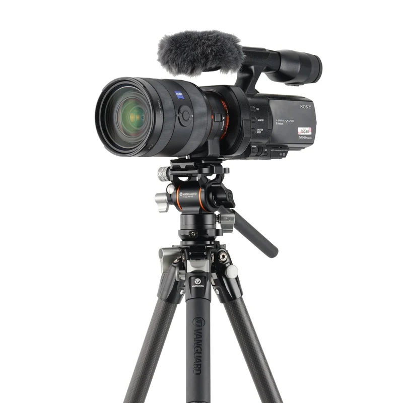 Vanguard Alta Pro 3VLT 235CV10 - Trípode de vídeo compacto de carbono, rótula Veo PV-10