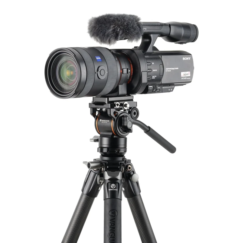 Vanguard Alta Pro 3VL 264CV14 - Trípode de vídeo de carbono, rótula Veo PV-14