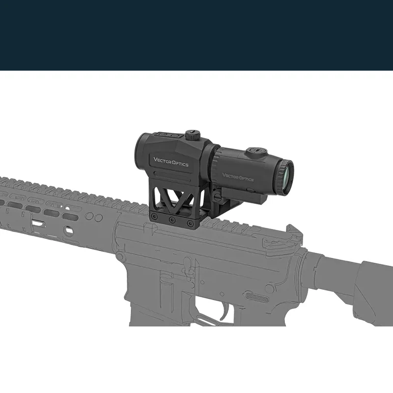 Vector Optics SCRMMK-02 Scrapper 1x29 MRT with Paragon 3x Magnifier Kit
