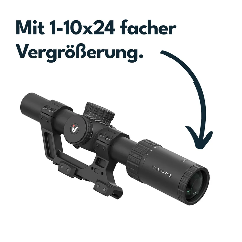 Victoptics OPSL139 S10 1-10x24I mit Blockmontage