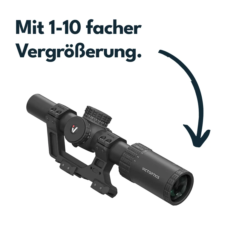 Victoptics OPSL137 S10 1-10x24 mit Blockmontage