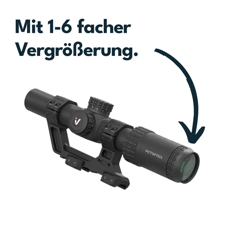 Victoptics OPSL122 S6 1-6x24 mit Blockmontage