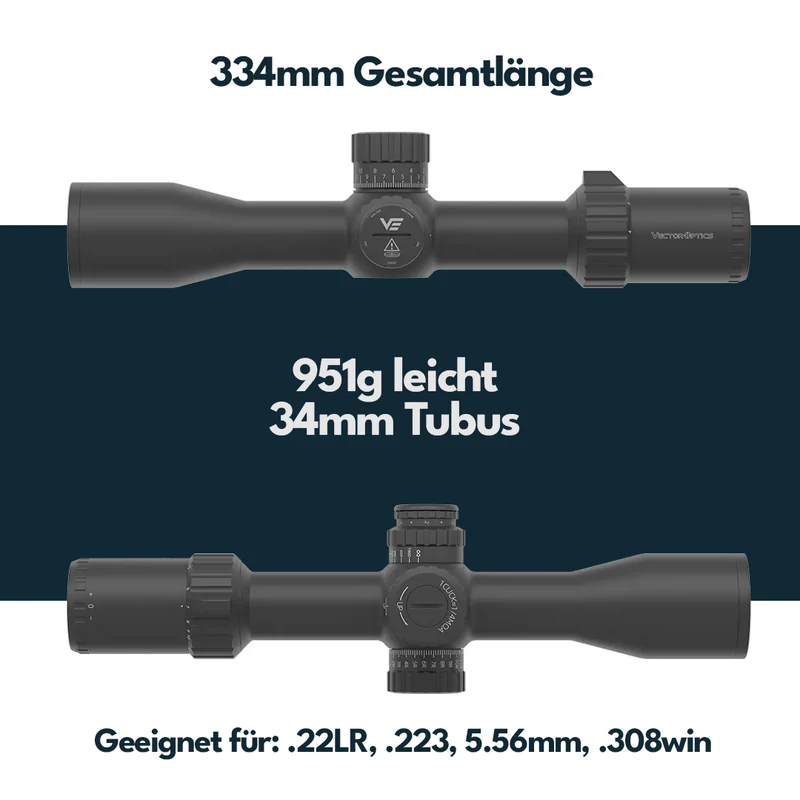 Vector Optics SCFF-80 Tauron 4-16x44 HD MOA FFP