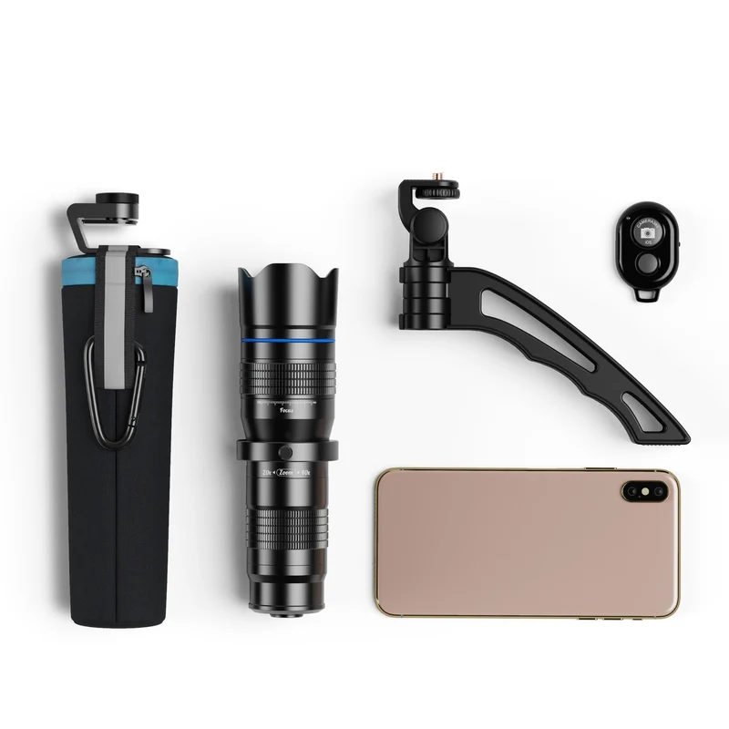 Klassisches Smartphone-Teleobjektiv-Set mit 20–40-fachem Zoom