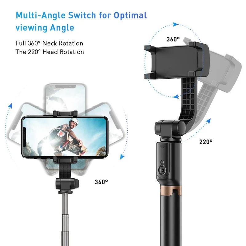 D6 Stabilisator Gimbal Mobiles Selfie-Stick-Stativ