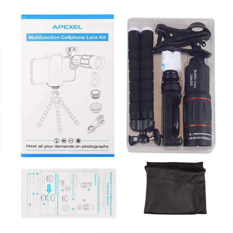 18X Tele 4-in-1-Objektiv-Set