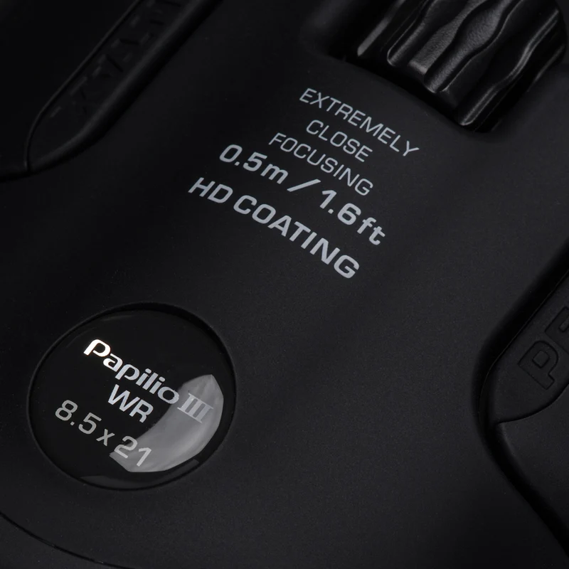 Pentax Papilio III 8.5x21 WR Binocular Black