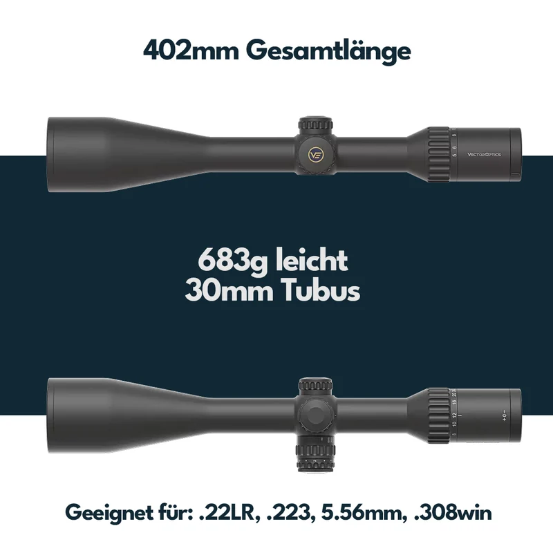 Vector Optics SCOL-66 Continental x6 5-30x56SFP Fiber