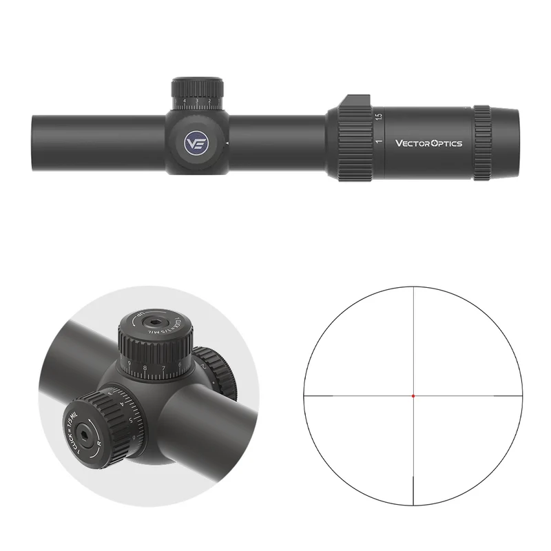 Vector Optics SCOC-54 Forester 1-5x24 FIBER