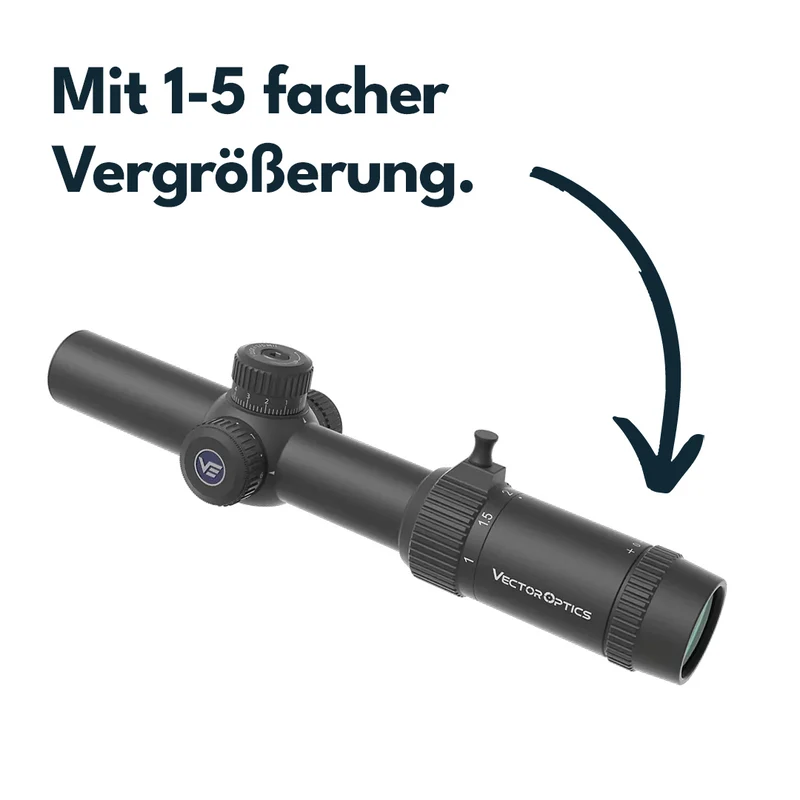 Vector Optics SCOC-54 Forester 1-5x24 FIBER