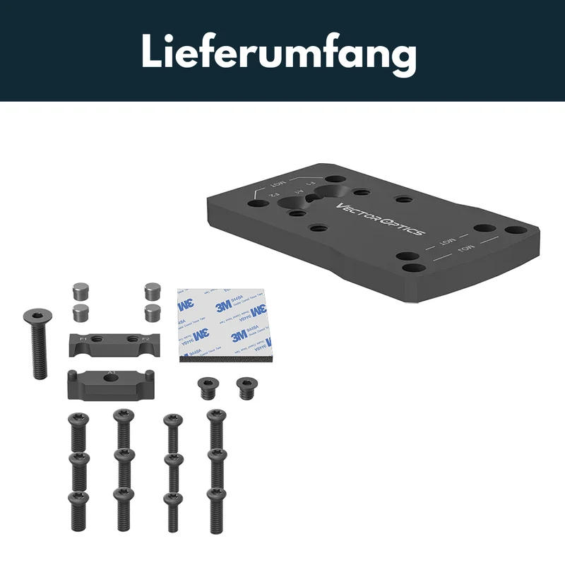 Vector Optics SCFRM-GK10 2in1 Glock Montage für Reflexvisiere mit MOJ & MGT Footprint