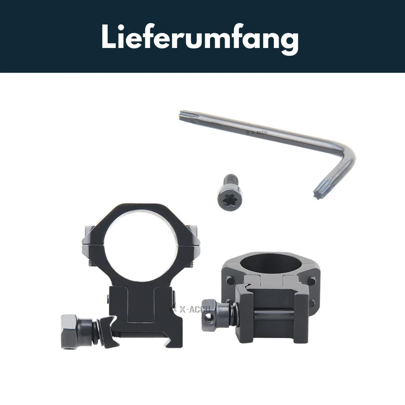 Vector Optics höhenverstellbare Montage für 25,4mm, 30mm & 34mm Tubus und 11mm / 21mm Schiene