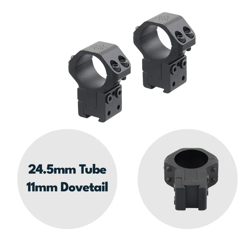 Vector Optics höhenverstellbare Montage für 25,4mm, 30mm & 34mm Tubus und 11mm / 21mm Schiene