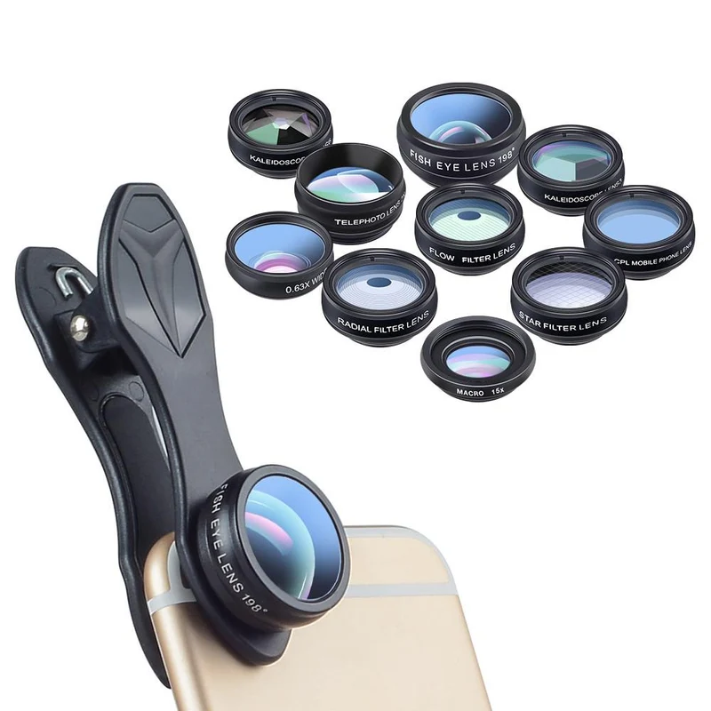 10-in-1-Telefonobjektiv-Set