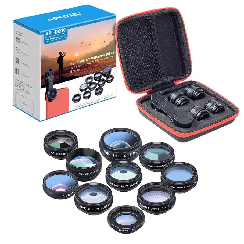 10-in-1-Telefonobjektiv-Set