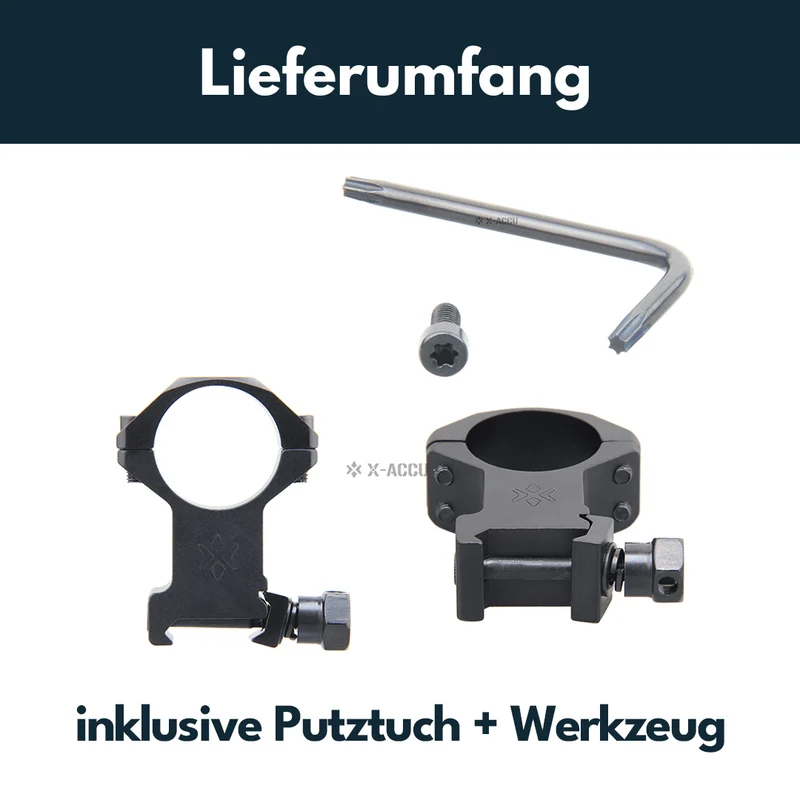 Vector Optics XASR-2503 X-Accu Montage für 25,4mm Tubus, 21mm Picatinny, h=35mm