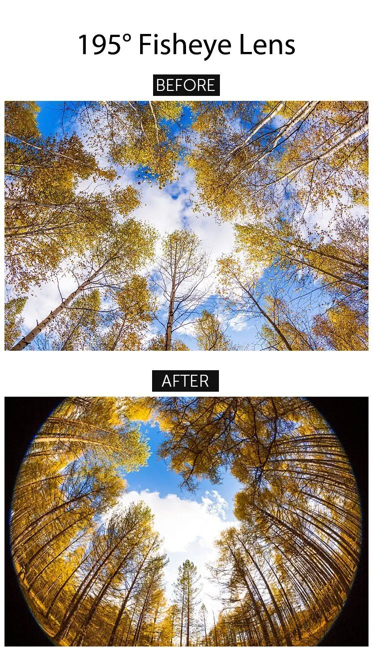 195° Super-Fisheye-Objektiv