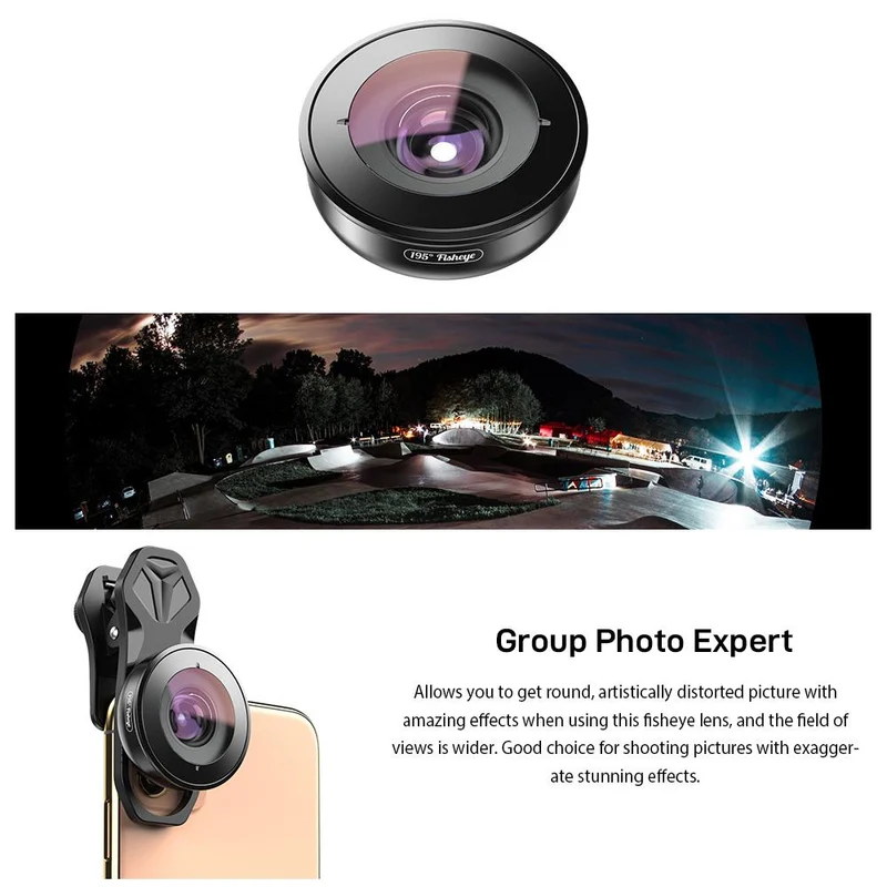 195° Super-Fisheye-Objektiv