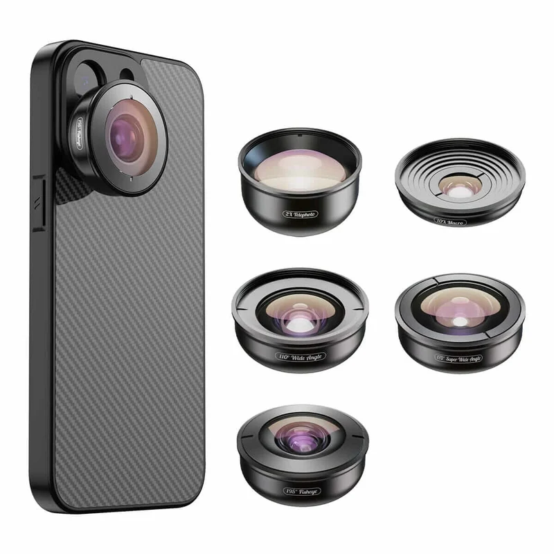 4K HD Professionelles 5-in-1-Objektiv-Set