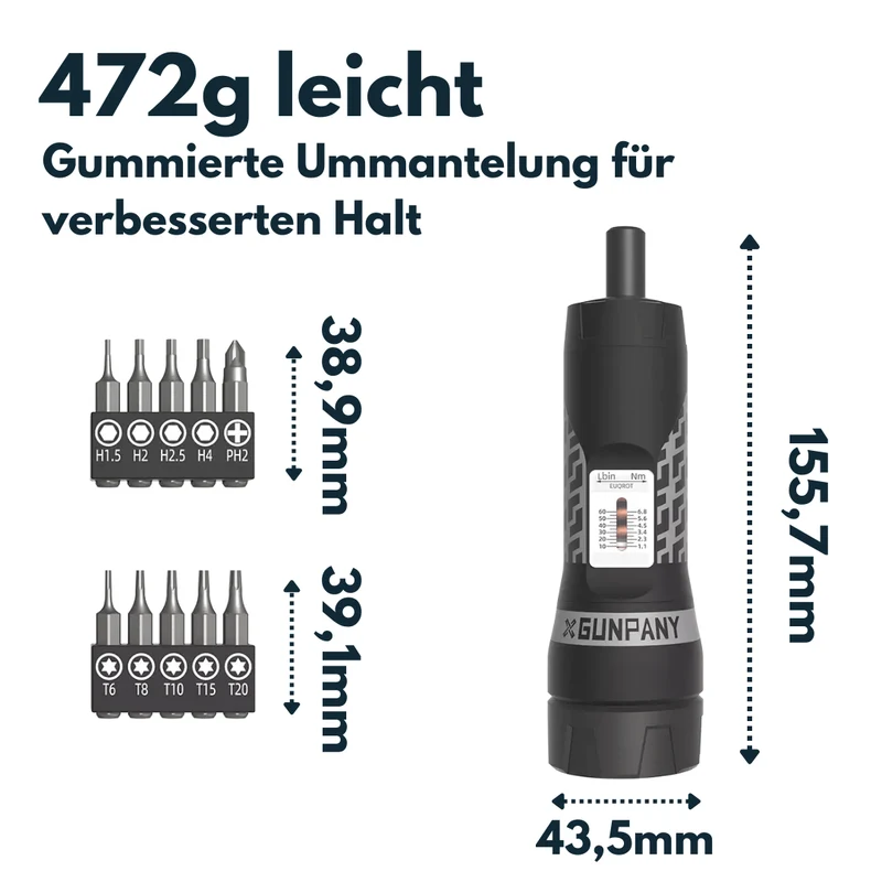 Vector Optics SCTK-04 Drehmoment-Schraubenzieher 1,1-6,8Nm
