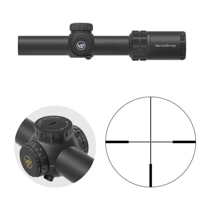 Vector Optics SCOC-50 Grizzly 1-6x24i HD Fiber