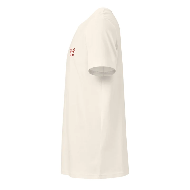 Krabbe - Unisex Bio-T-Shirt (hochwertige Stickerei)
