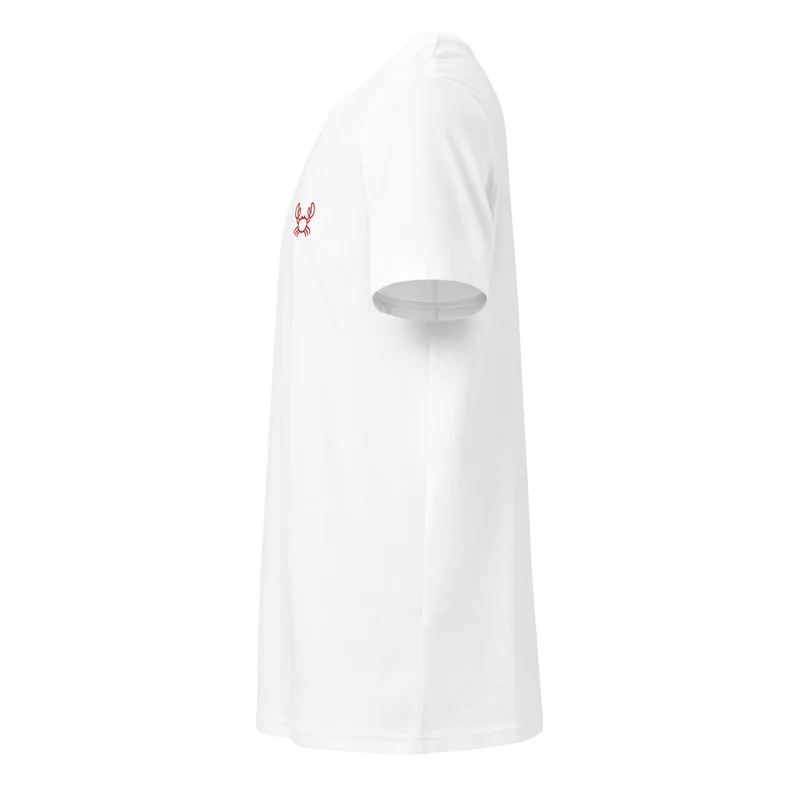 Krabbe - Unisex Bio-T-Shirt (hochwertige Stickerei)